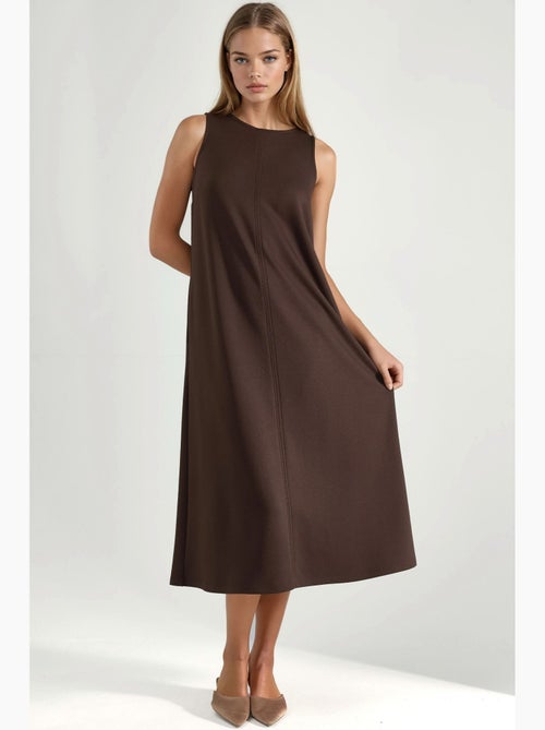Abito midi relaxed fit con modal touch e tasche hiccup - Kiabi Abito midi relaxed fit con modal touch e tasche hiccup - Kiabi