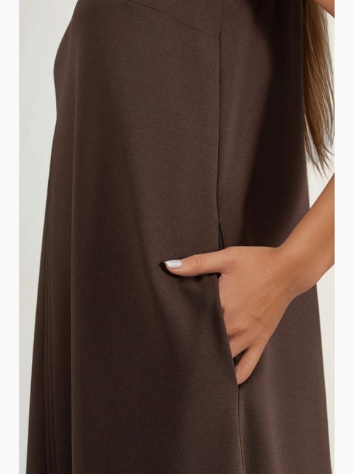 Abito midi relaxed fit con modal touch e tasche hiccup - Kiabi Abito midi relaxed fit con modal touch e tasche hiccup - Kiabi