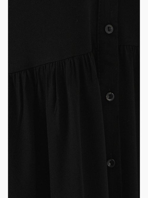 Abito midi senza maniche con bottoni e colletto a camicia bdart - Kiabi Abito midi senza maniche con bottoni e colletto a camicia bdart - Kiabi