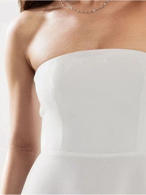Abito midi senza spalline a forma di A - Kiabi Abito midi senza spalline a forma di A - Kiabi