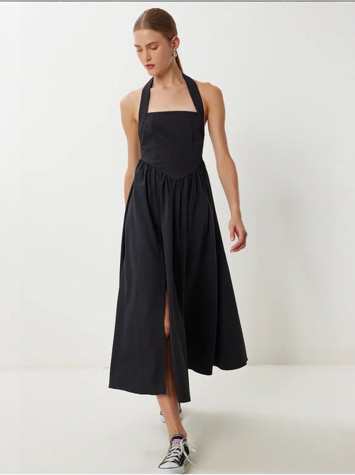 Abito midi slim fit con scollo quadrato istanbul - Kiabi Abito midi slim fit con scollo quadrato istanbul - Kiabi
