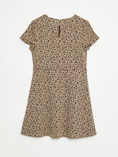 Abito Milano con taglio svasato e maniche corte - Kiabi