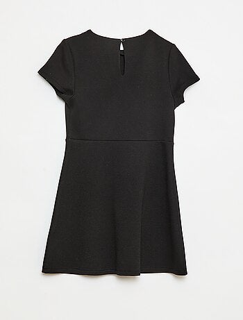 Abito Milano dalla linea svasata a maniche corte