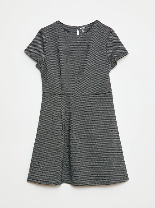 Abito Milano svasato a maniche corte - Kiabi