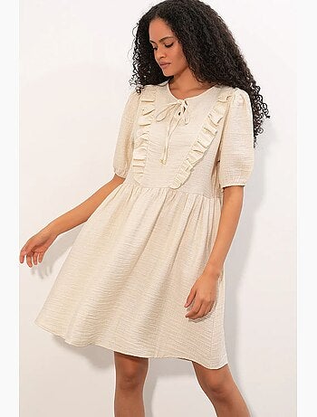 Abito mini a grembiule da donna a linea a bdart