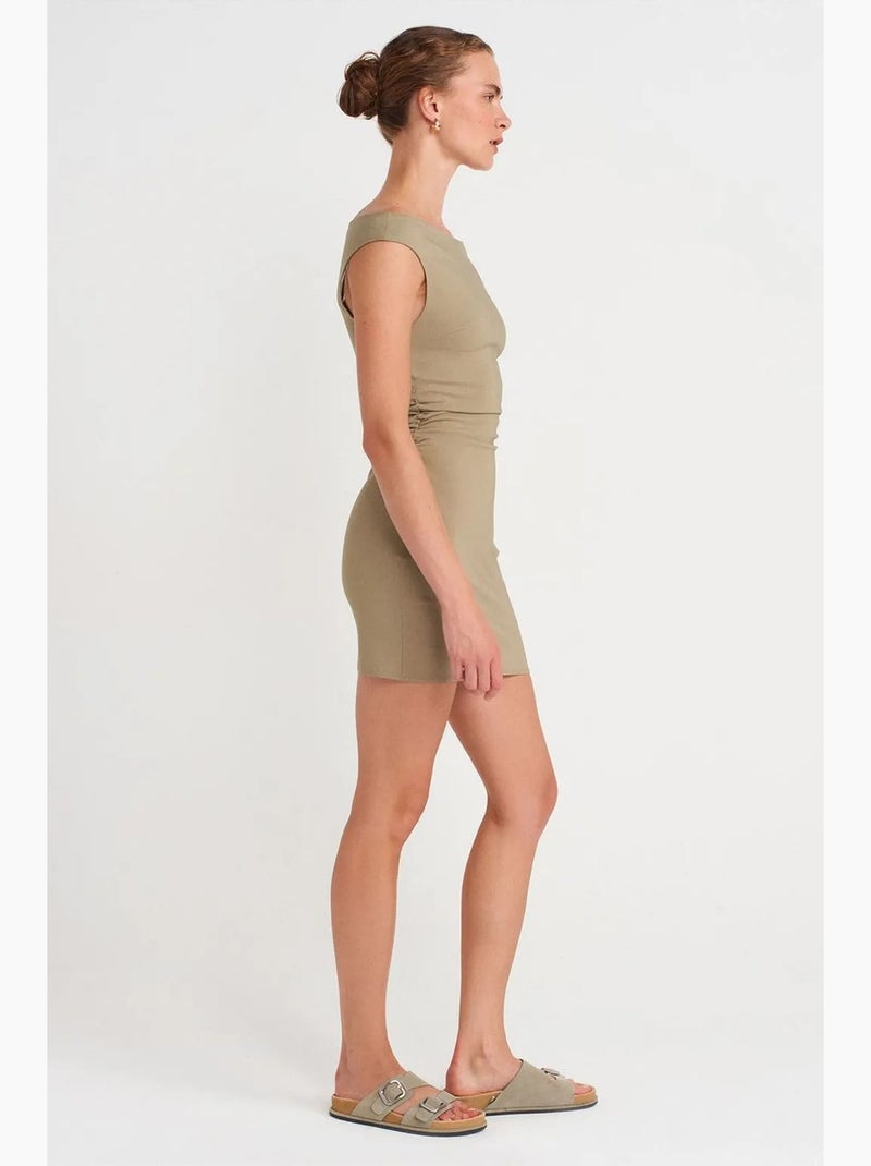 Abito mini bardot aderente dilvin Cachi - Kiabi