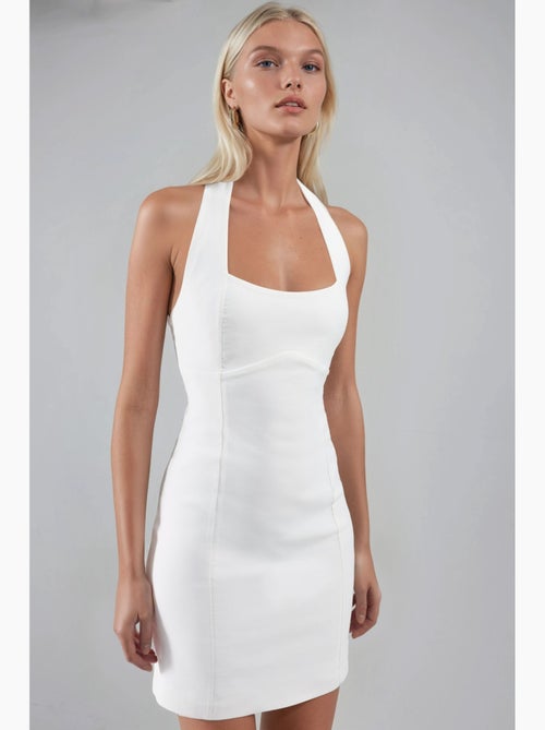 Abito mini bodycon con collo all'americana hiccup - Kiabi Abito mini bodycon con collo all'americana hiccup - Kiabi