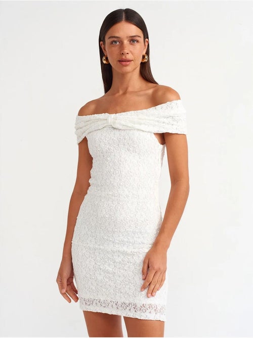 Abito mini in pizzo aderente - Kiabi Abito mini in pizzo aderente - Kiabi