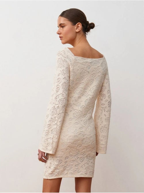 Abito mini in pizzo aderente dilvin - Kiabi Abito mini in pizzo aderente dilvin - Kiabi