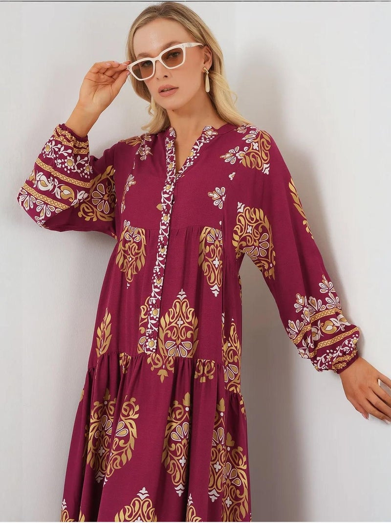 Abito modesto a fantasia autentico bdart Rosso bordeaux - Kiabi