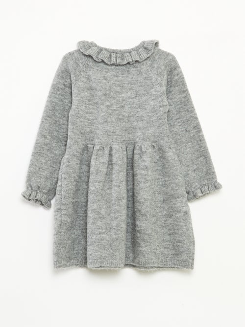 Abito natalizio con colletto a volant - Kiabi