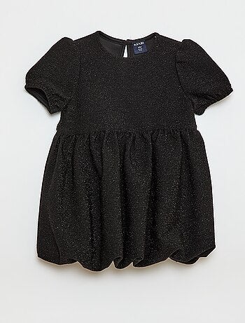 Abito a palloncino con paillettes