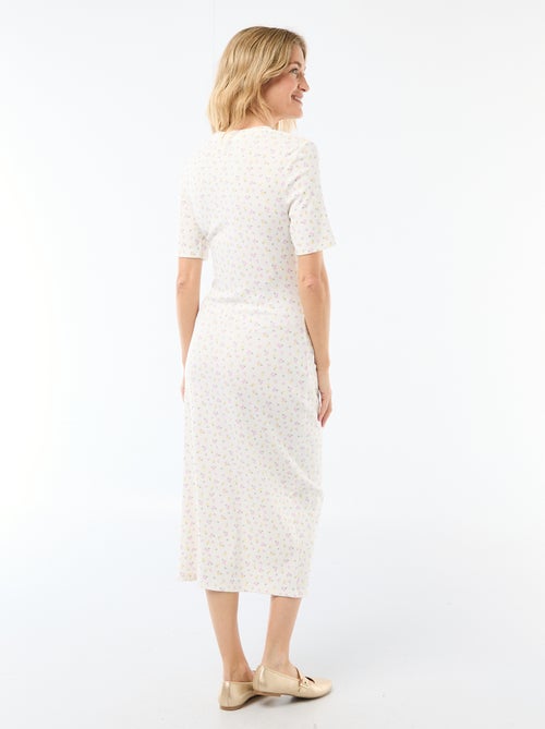 Abito premaman con dettaglio twist sul davanti - Kiabi