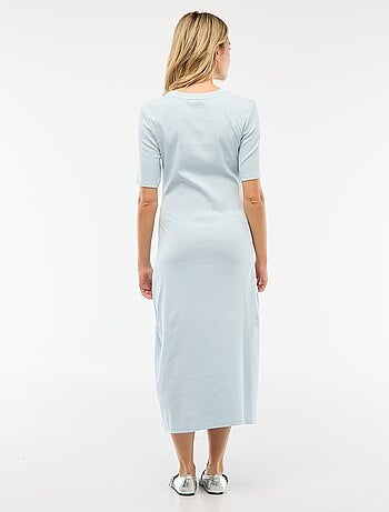 Abito premaman con dettaglio twist sul davanti