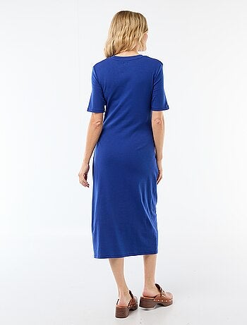 Abito premaman con dettaglio twist sul davanti