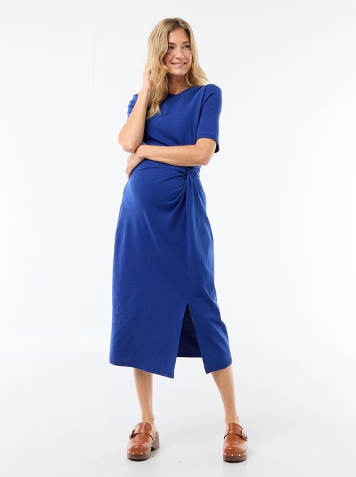 Abito premaman con dettaglio twist sul davanti - Kiabi