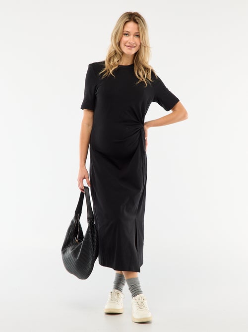 Abito premaman con dettaglio twist sul davanti - Kiabi