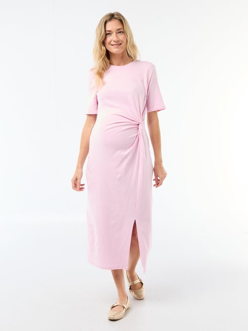 Abito premaman con dettaglio twist sul davanti - Kiabi