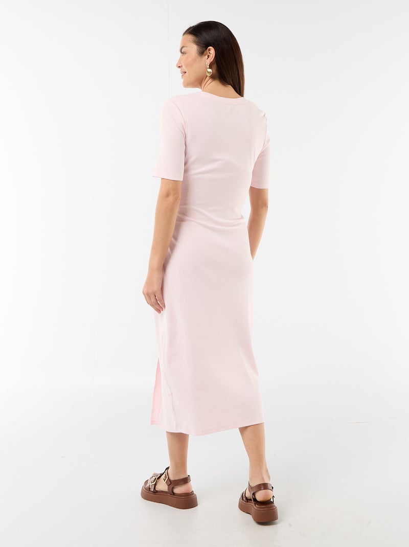 Abito premaman con dettaglio twist sul davanti Rosa - Kiabi