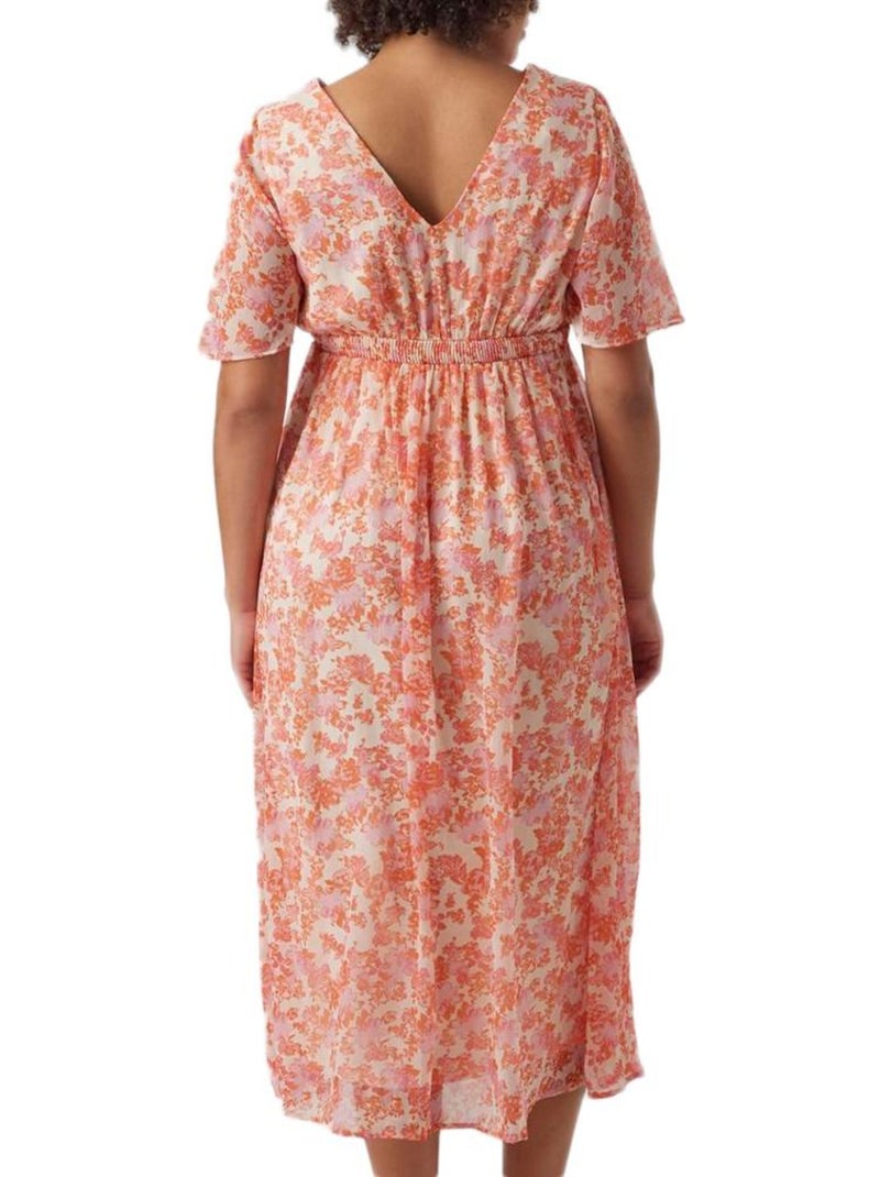 Abito Premaman Floreale Vero Moda Rosa - Kiabi