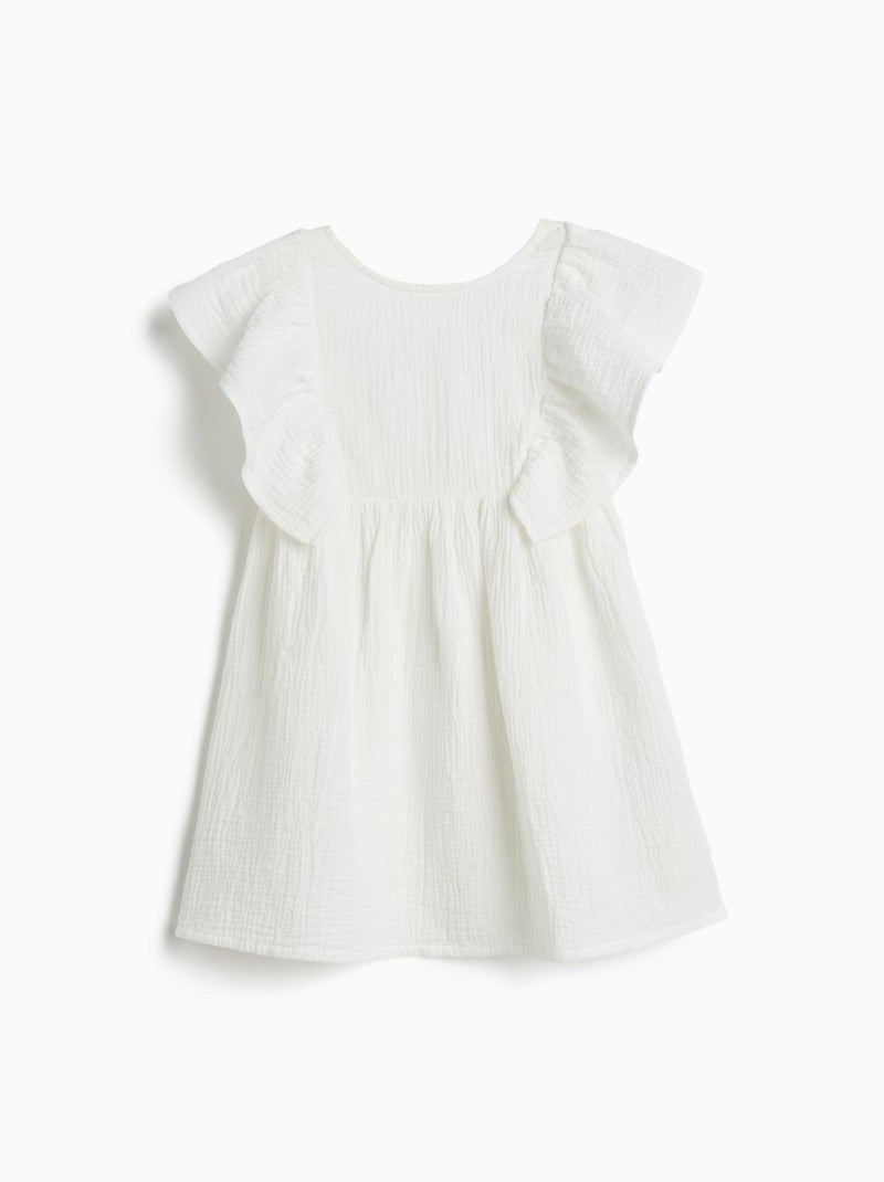 Abito ricamato, mo fashion Bianco - Kiabi