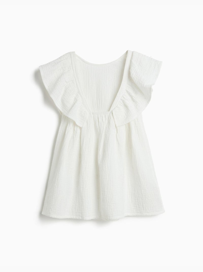 Abito ricamato, mo fashion Bianco - Kiabi