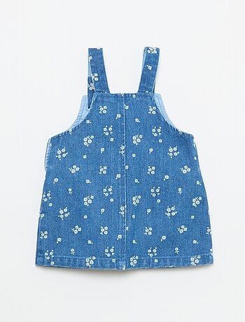 Abito salopette con motivo