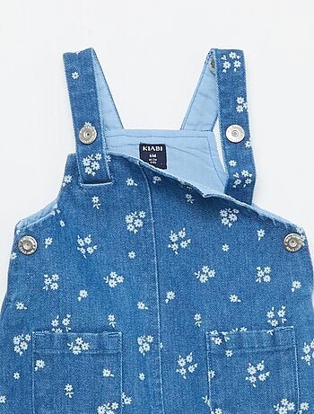 Abito salopette con motivo