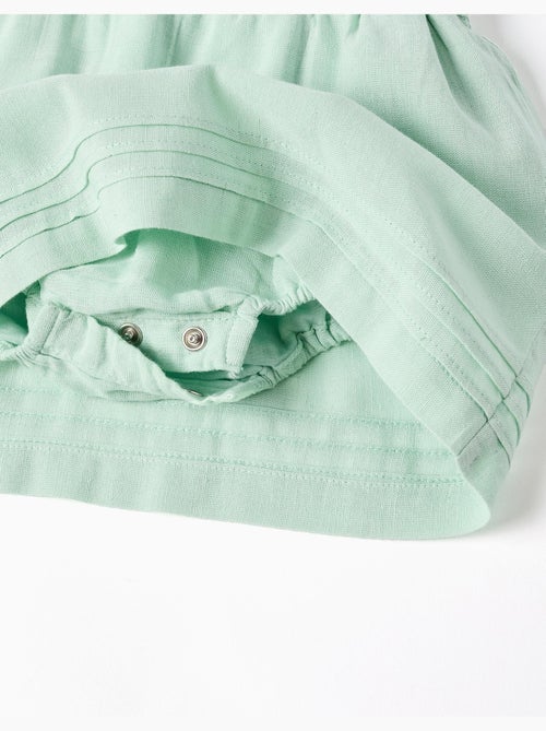 Abito salopette in cotone e lino - Kiabi