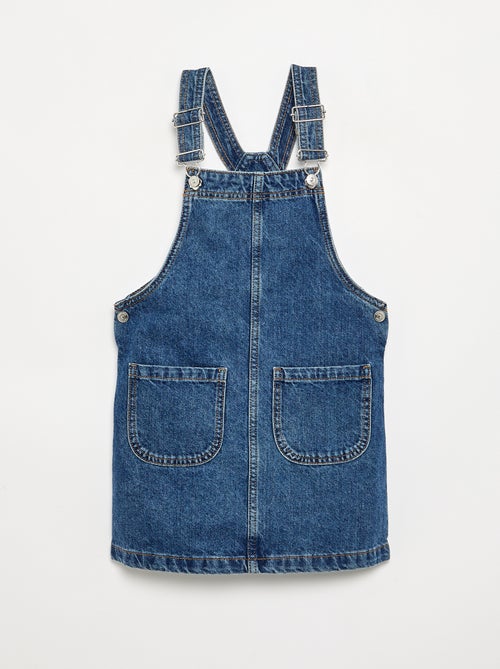 Abito salopette in denim con 2 tasche applicate - Kiabi