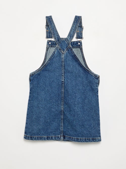 Abito salopette in denim con 2 tasche applicate - Kiabi