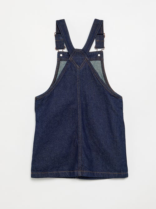 Abito salopette in denim con 2 tasche applicate - Kiabi
