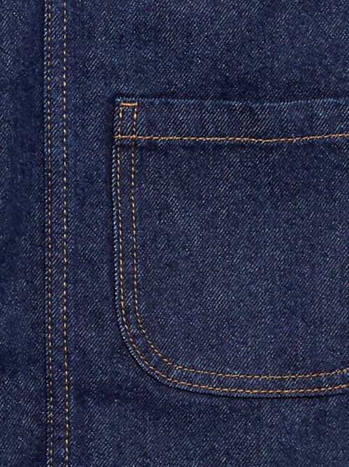 Abito salopette in denim con 2 tasche applicate - Kiabi