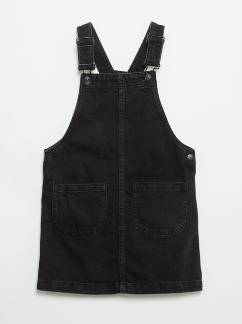 Abito salopette in denim con 2 tasche applicate - Kiabi