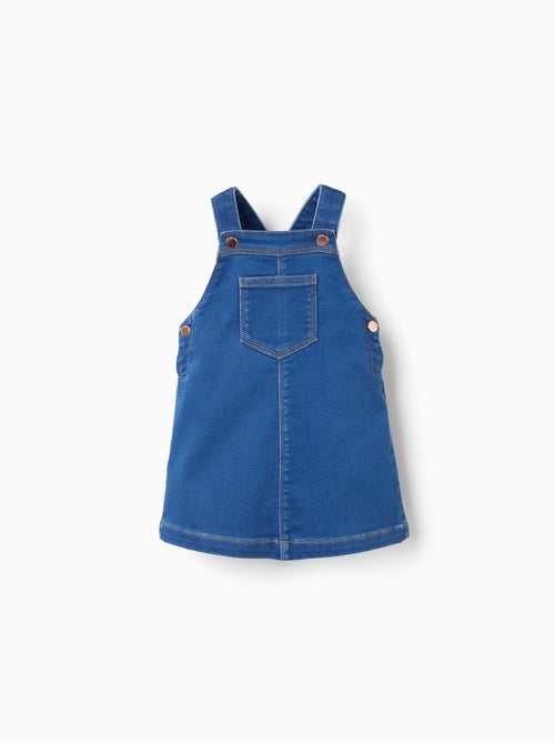 Abito scamiciato in denim con tasca frontale - Kiabi