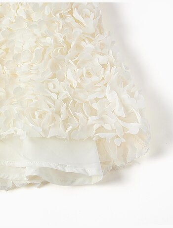 Abito senza maniche a trapezio con fiori