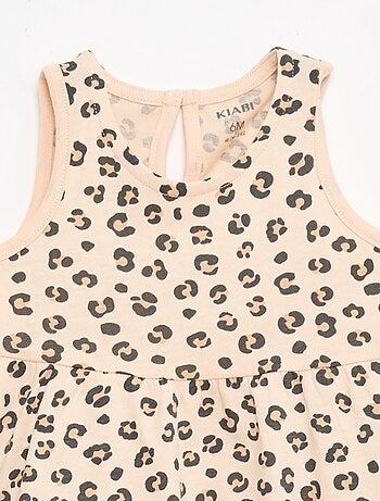 Abito senza maniche con messaggio