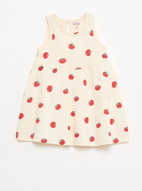 Abito senza maniche con messaggio - Kiabi