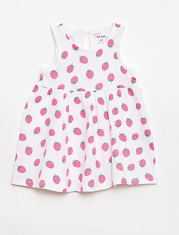 Abito senza maniche con messaggio