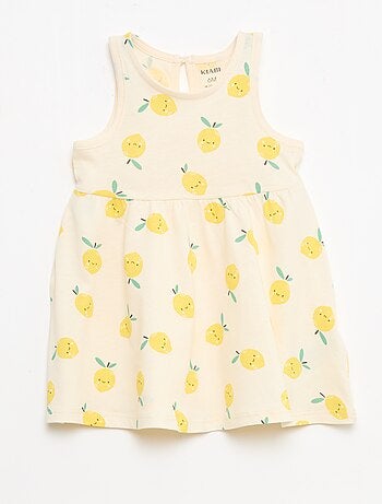 Abito senza maniche con messaggio