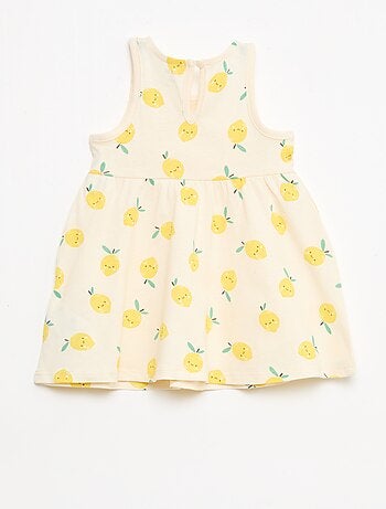 Abito senza maniche con messaggio