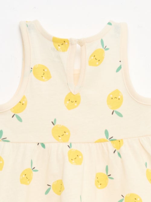 Abito senza maniche con messaggio - Kiabi