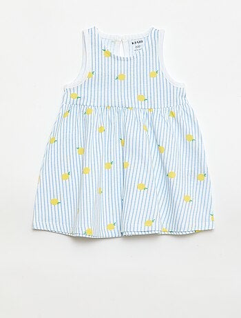 Abito senza maniche con messaggio