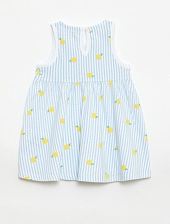 Abito senza maniche con messaggio