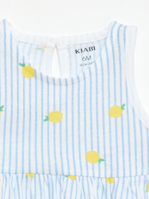 Abito senza maniche con messaggio - Kiabi