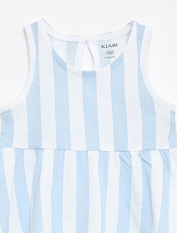 Abito senza maniche con messaggio