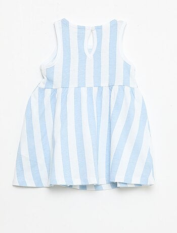 Abito senza maniche con messaggio