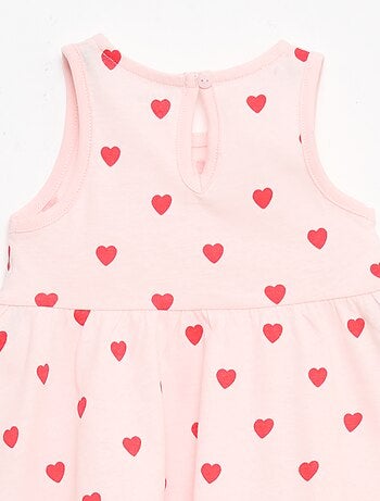 Abito senza maniche con messaggio