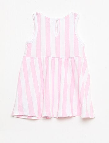 Abito senza maniche con messaggio