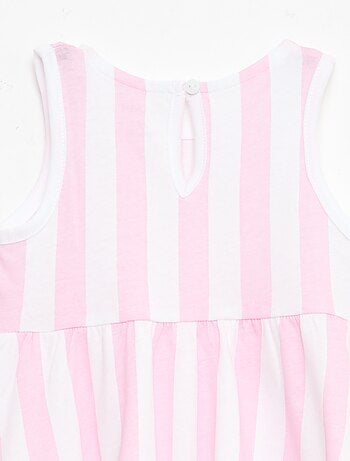 Abito senza maniche con messaggio